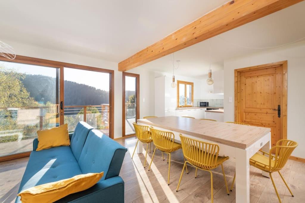 Le Cerf, Chalet Cocooning Avec Piscine Et Billard Ban-sur-Meurthe-Clefcy ภายนอก รูปภาพ