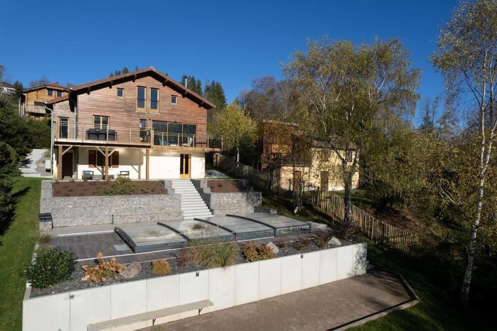 Le Cerf, Chalet Cocooning Avec Piscine Et Billard Ban-sur-Meurthe-Clefcy ภายนอก รูปภาพ