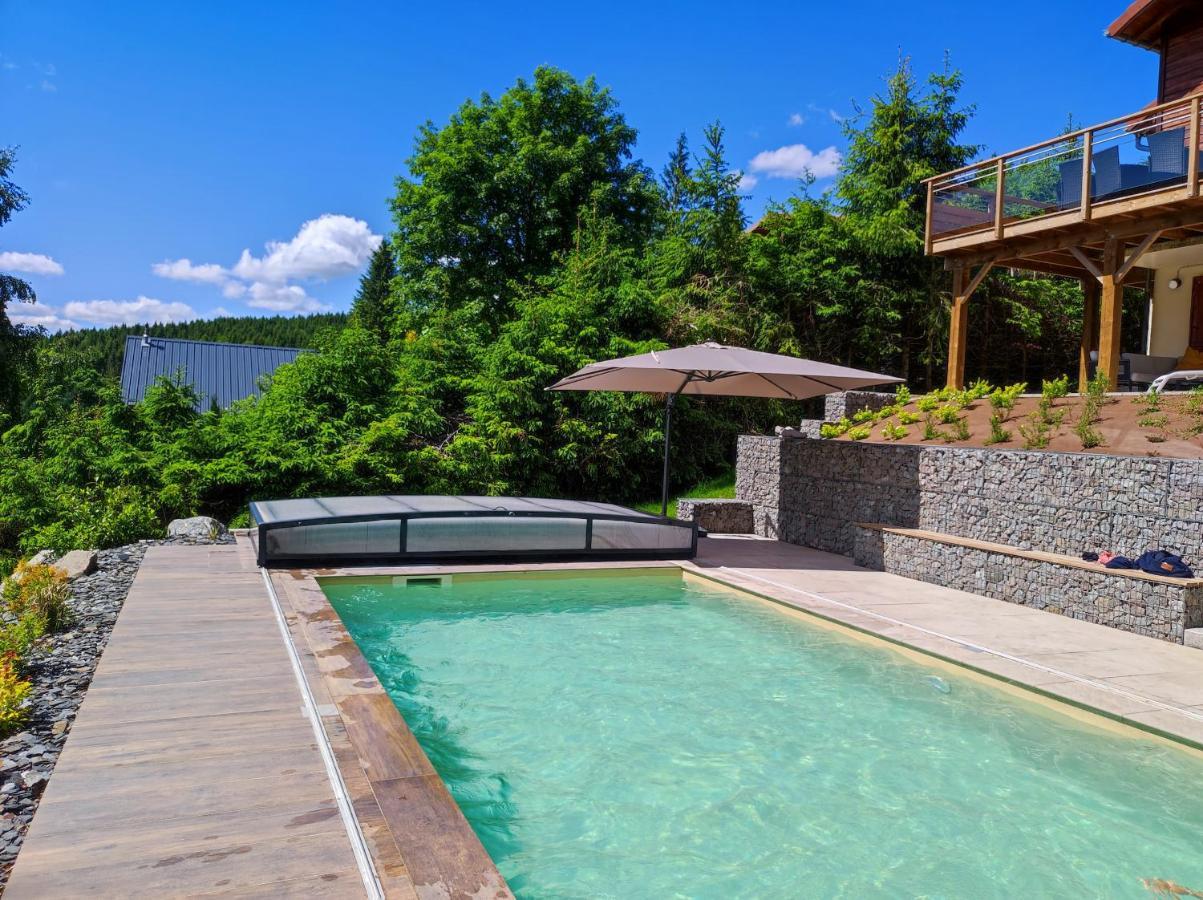 Le Cerf, Chalet Cocooning Avec Piscine Et Billard Ban-sur-Meurthe-Clefcy ภายนอก รูปภาพ